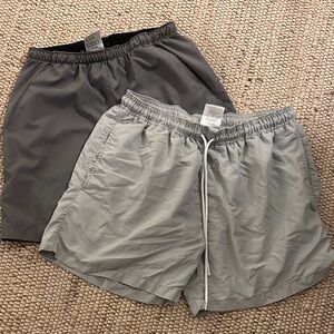 Men's Gray Swim Shorts